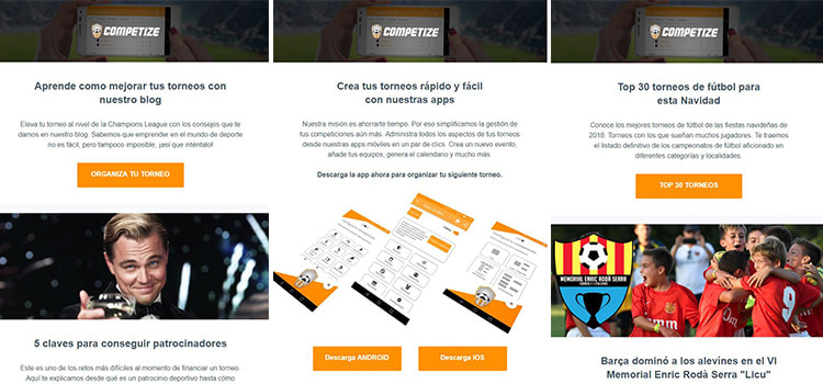 Promocionar torneo por correo y email marketing