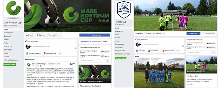 Promocionar torneo en redes sociales