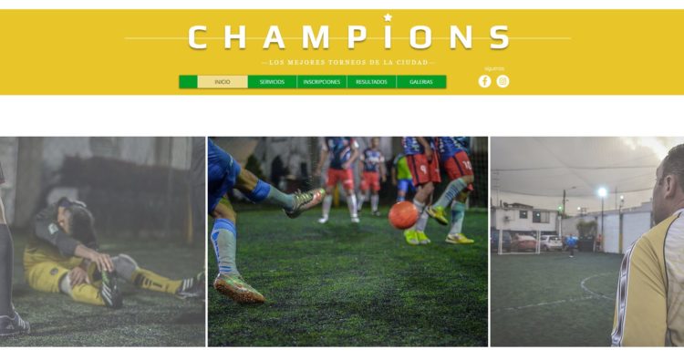 Ligas y torneos de fútbol cómo Champions de Medellín