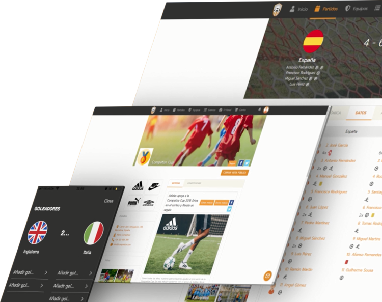 Diseño y desarrollo web para eventos deportivos