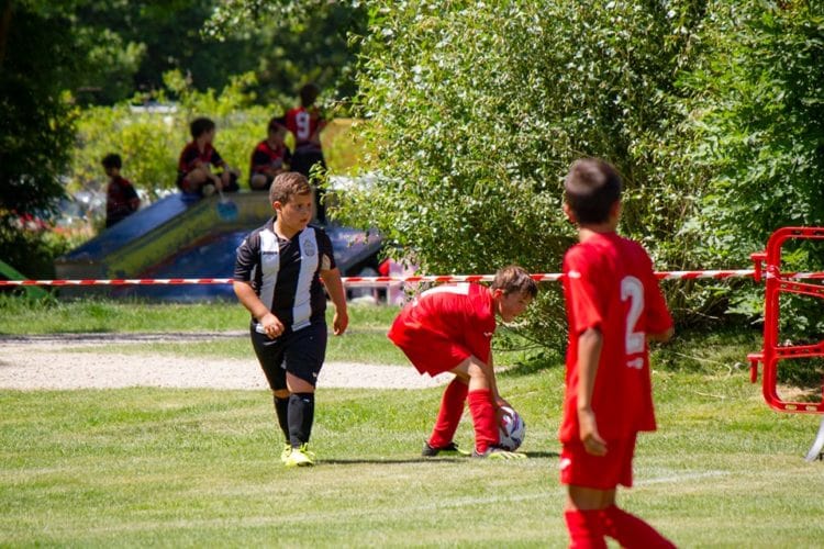 prebenjamines en la Pirineos Cup