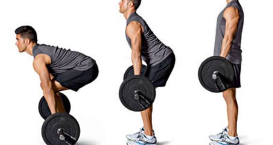 Peso muerto con barra. 