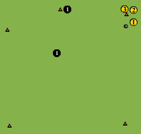Cambios de ritmo de balón para circuito físico de fútbol de entrenamiento