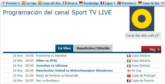 LiveSoccer ligas online de fútbol