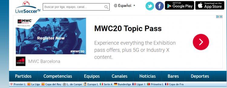 live Soccer TV sites acomnhar futebol online