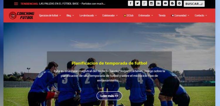 Coaching Fútbol para ejercicios, recursos, herramientas y blog para entrenadores