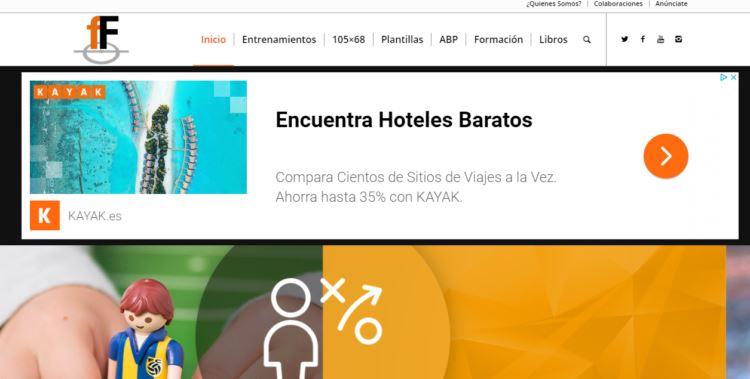 Fiebre Fútbol con diversidad de ejercicios para profesional de la organización con equipos