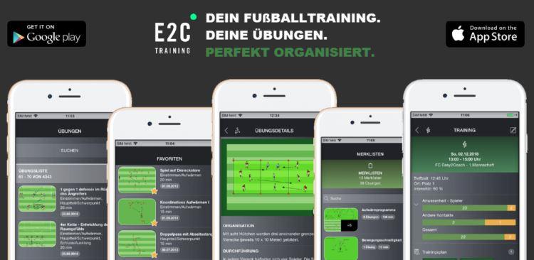 Aplicación Easy2coach con ejercicios de fútbol