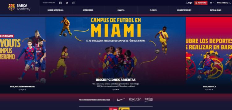 Pruebas de acceso del Barça Academy en México