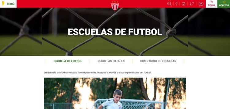 Pruebas de acceso a escuelas de soccer del Nexaca