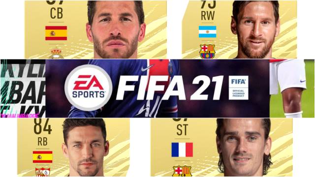 Mejores jugadores FIFA 21 🎮 Media de Messi, Cristiano Ronaldo, Neymar, Mbappe