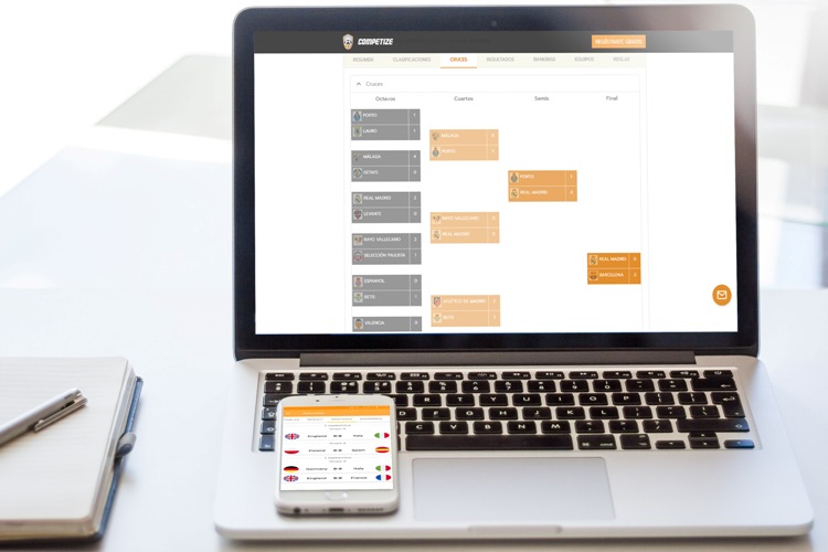 Diseño de app y página web para clubes deportivos