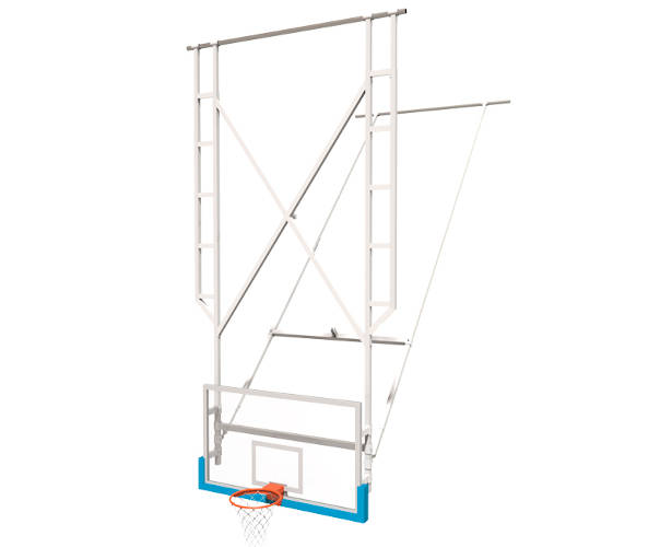 Canasta abatible en el techo y pared