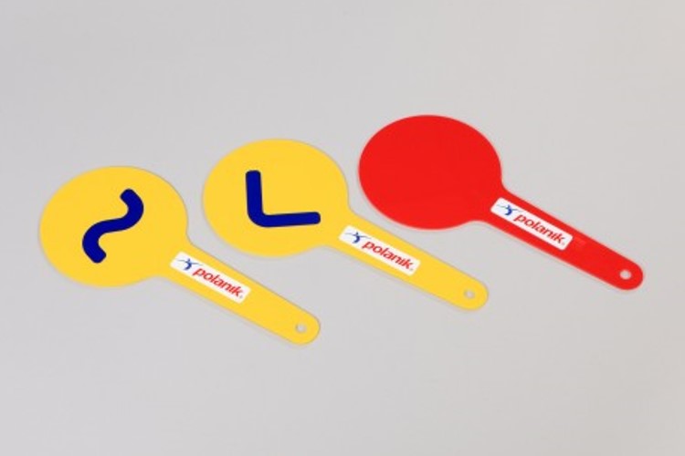 Paletas con las que un juez puede sancionar a los atletas de marcha