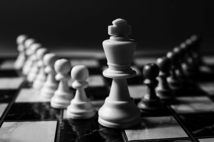 Rey en las piezas de ajedrez
