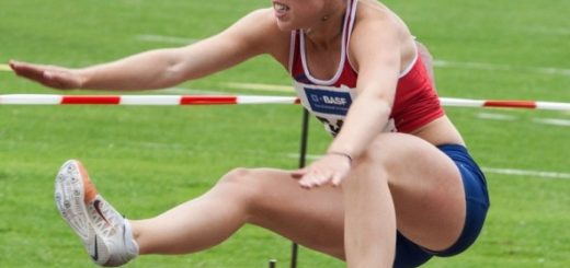 Salto de longitud o salto largo femenino