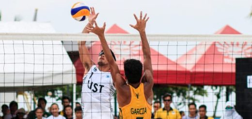 Bloqueo en el voleibol Playa