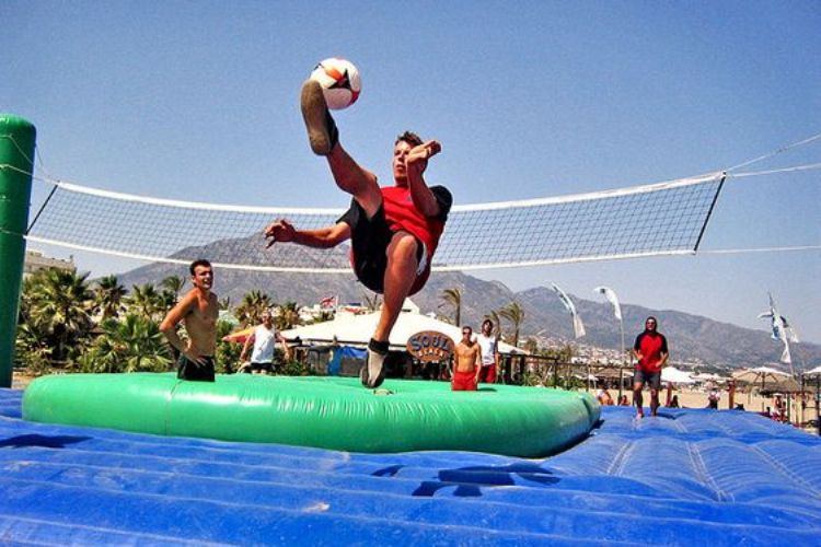 Bossaball y futvoley o footvolley y sepak takraw