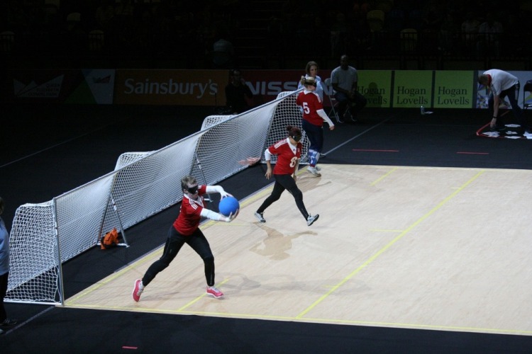 Campo de goalball y reglas en golbol