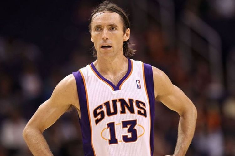 Steve Nash y estrellas de la nba en equipos.