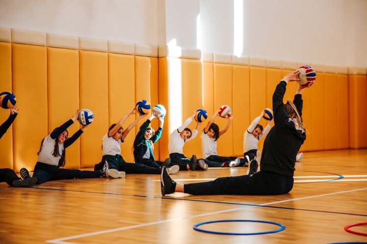 voleibol sentado en voley adaptado