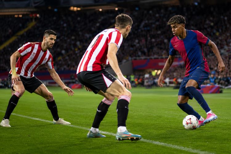 Yamal y datos para el partido FC Barcelona - Athletic Club