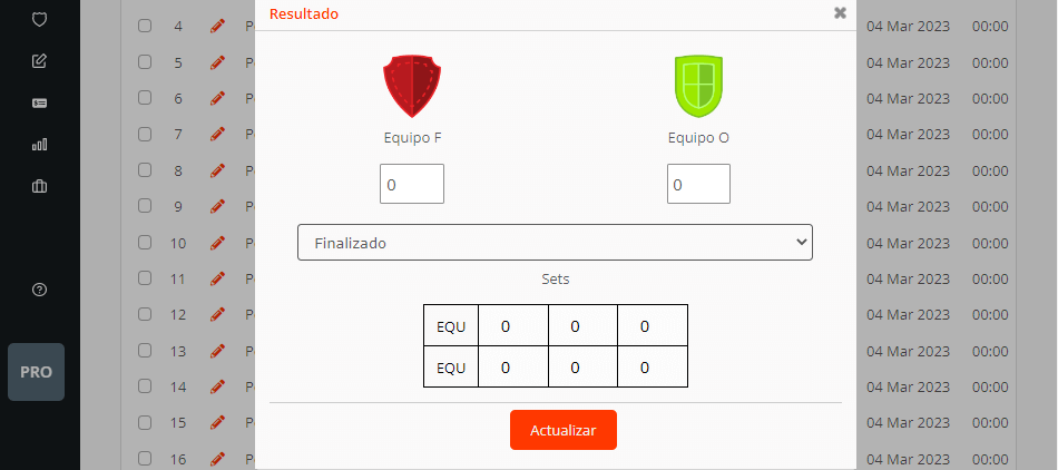 Actualizar resultados y sets de fixtures en el rol de juegos