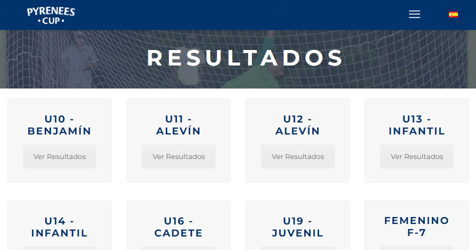 Integración de clasificaciones y rankings en la página web del torneo