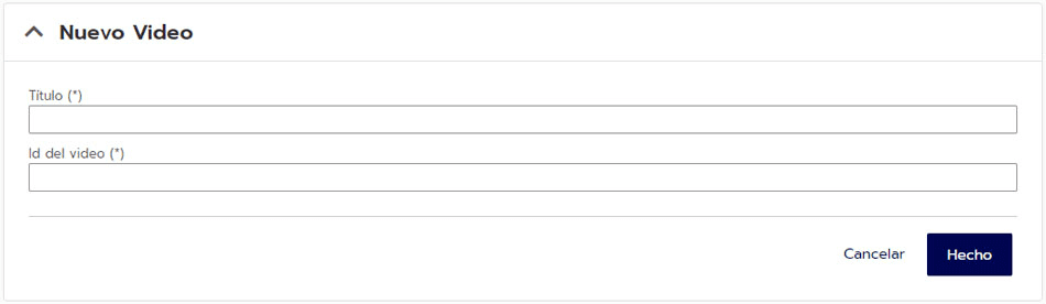 Nuevo vídeo en el sitio web para torneos y ligas