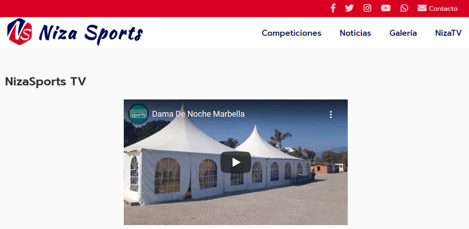 Vídeos para página web en eventos deportivos